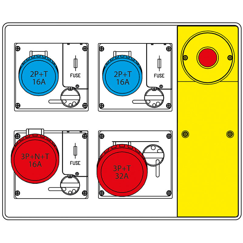 SCAME PARRE SPA - SCA656.5924-610 QUADRO DI DISTRIBUZIONE ASC
