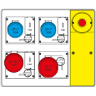 SCAME PARRE SPA - SCA656.5824-610 MBOX2 CON SPINA+EMERGENZA PR.C/FUSIBILI