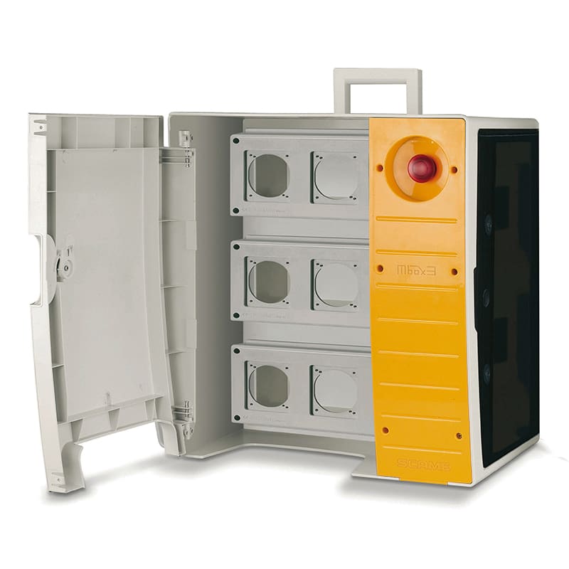 SCAME PARRE SPA - SCA657.0938-000 QUADRO MBOX3VUOTO X 9OPTIMA C/PORTA + EM