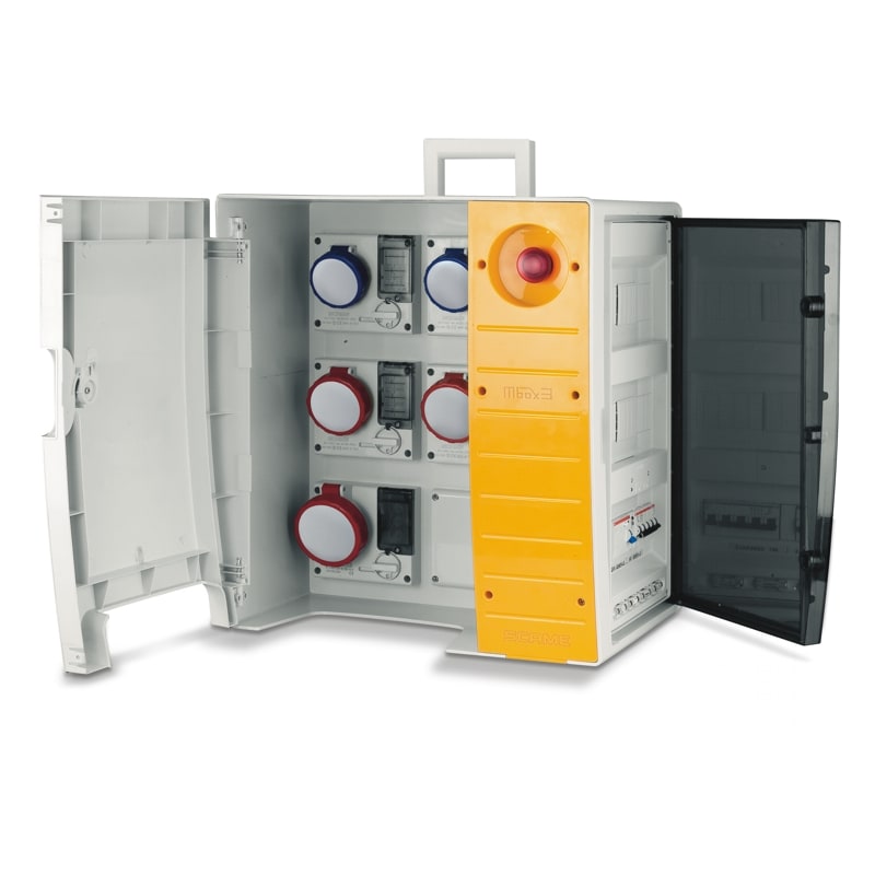 SCAME PARRE SPA - SCA657.6036-133 MBOX3 CON MORSETTIERA PRESE C/FUSIBILI