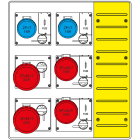 SCAME PARRE SPA - SCA657.6036-042 QUADRO DI DISTRIBUZIONE ASC