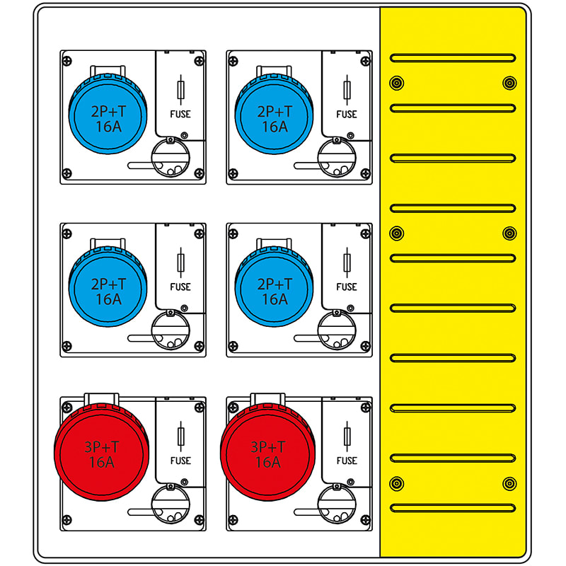 SCAME PARRE SPA - SCA657.6136-067 QUADRO DI DISTRIBUZIONE ASC