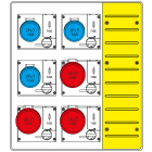 SCAME PARRE SPA - SCA657.6036-091 QUADRO DI DISTRIBUZIONE ASC