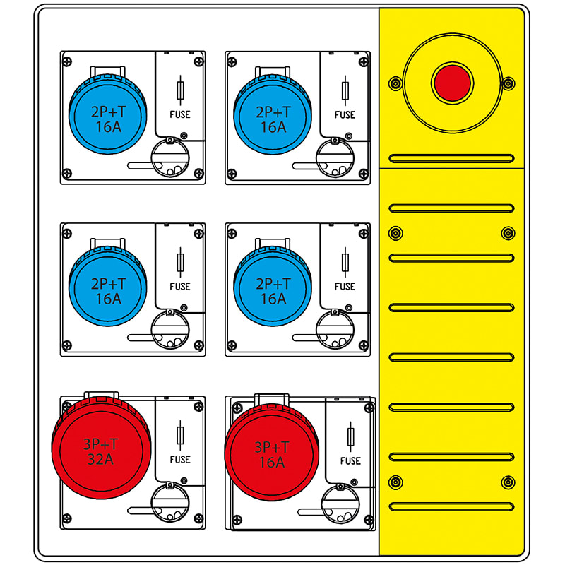 SCAME PARRE SPA - SCA657.6936-025 QUADRO DI DISTRIBUZIONE ASC