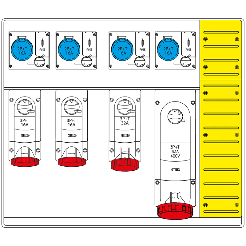 SCAME PARRE SPA - SCA658.6158-034 QUADRO DI DISTRIBUZIONE ASC