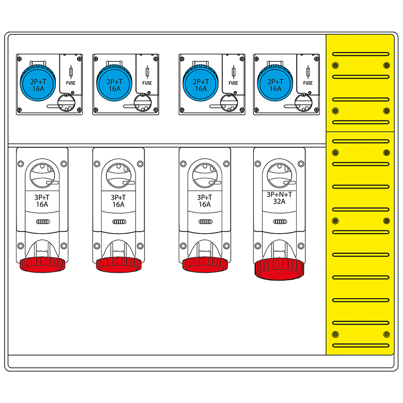 SCAME PARRE SPA - SCA658.6058-140 QUADRO DI DISTRIBUZIONE ASC