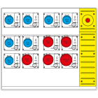 SCAME PARRE SPA - SCA658.6950-764 MBOX5 MORSETTIERA+EMERGENZA PRESE C/FUS.
