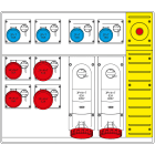 SCAME PARRE SPA - SCA658.8850-702 MBOX5 CON SPINA+EMERGENZA PRESE S/FUS.