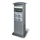 SCAME PARRE SPA - SCA659.DB5243-08 COLON.INOX KIOSK DOM. 4 PRESE + IDRICO