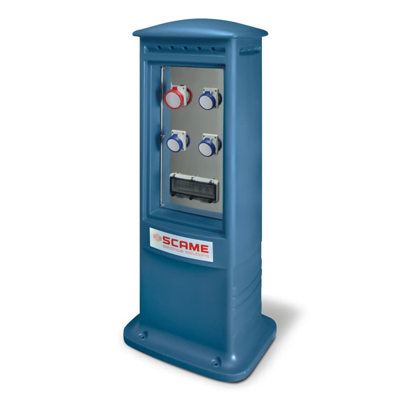 SCAME PARRE SPA - SCA659.SC5241-04 COLONNINA KIOSK SMART C  3B+1R OMNIA