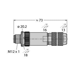 TURCK BANNER SRL - TUK6604218 FW-M12ST5D-G-SB-ME-SH-8