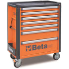 BM SPA - BMM037000071 CASSETT.7 DRAWERS VUOTE ORANGE C37 7/O
