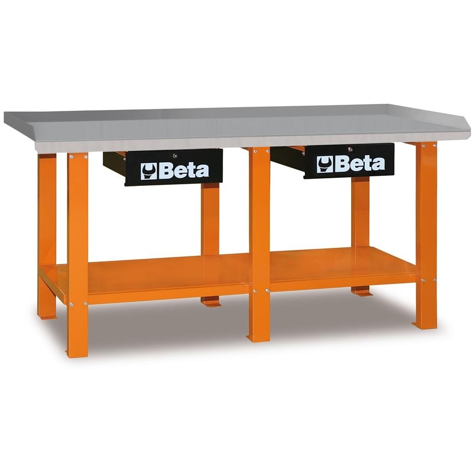 BM SPA - BMM056000201 BANCHI LAVORO PIANO ACCIAIO ORANGE