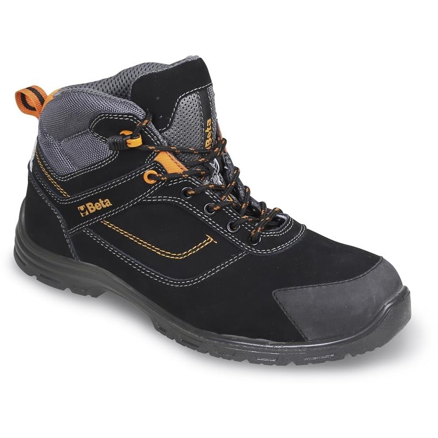 BM SPA - BMM072180035 SCARPE ALTE PELLE FLEX S3 BLACK FN 35