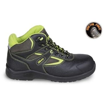 BM SPA - BMM072210235 SCARPE ANKLE PELLE S3 NERE PEK 35