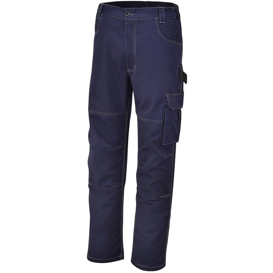 BM SPA - BMM078400100 PANTALONI WORK TWILL T/C BLUE TG.XS