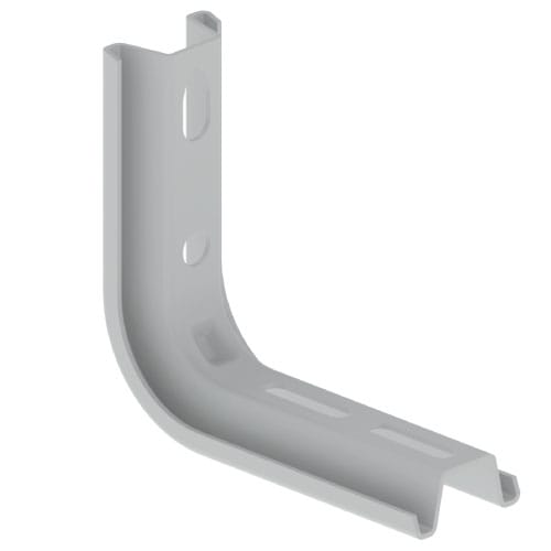 UNEX APARELLAJE ELEC - UNY66106 66 SUPPORTO AD L GRIGIO 100 ACCIAIO EPOX