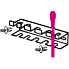 BM SPA - BMM088880404 SUPPORTI PER 5 LIME S1719 BM