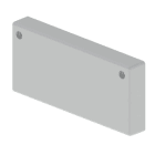 UNEX APARELLAJE ELEC - UNY66163 66 COPERCHIO FINALE GRIGIO 60X150 U23X