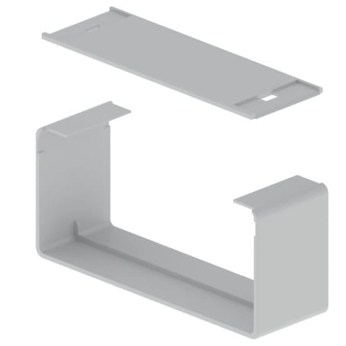 UNEX APARELLAJE ELEC - UNY66164 66 COPRI-GIUNZIONI GRIGIO 60X150 U23X