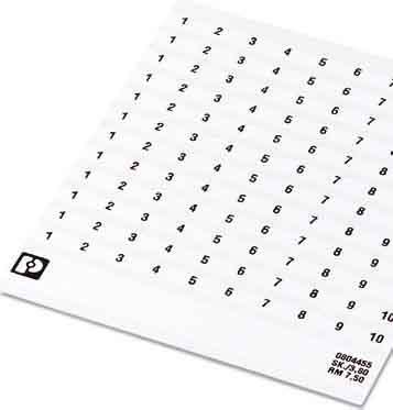 PHOENIX CONTACT - PHC0804455 SK 7,5/3,8:FORTL.ZAHLEN SIGLATURA