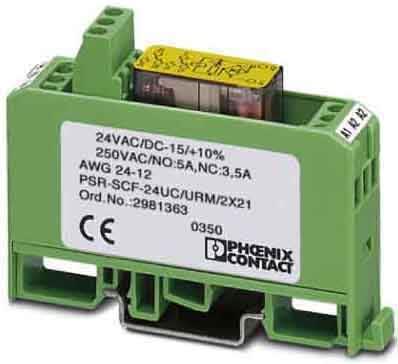 PHOENIX CONTACT - PHC2981363 PSR-SCF- 24UC/URM/2X21 MODULO SICUREZZA