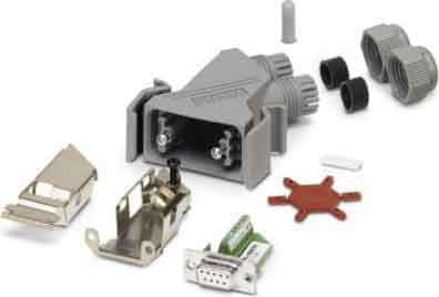 PHOENIX CONTACT - PHC1689284 VS-09-IBS-BU CONNETTORE FEMMINA CIRCOLAR