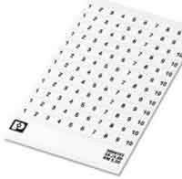 PHOENIX CONTACT - PHC0803906 SK U/3,8 WH:UNBEDRUCKT SCHEDA SIGLATURA