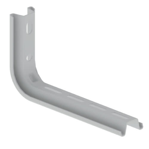 UNEX APARELLAJE ELEC - UNY66206 66 SUPPORTO AD L GRIGIO 200 ACCIAIO EPOX