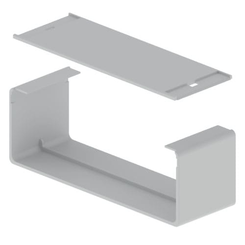 UNEX APARELLAJE ELEC - UNY66214 66 COPRI-GIUNZIONI GRIGIO 60X200 U23X
