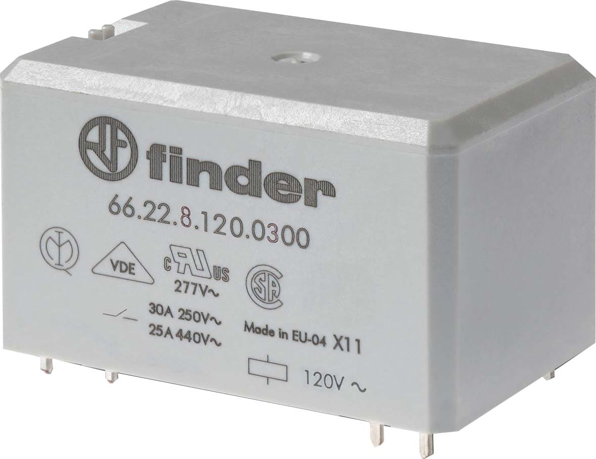 FINDER SPA - FIN662290120300 RELE DI POTENZA C.S. 2 CONTATTI 30A