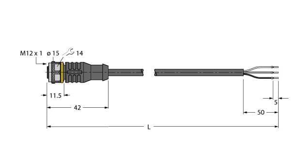 TURCK BANNER SRL - TUK6625010 RKC4T-2/TEL