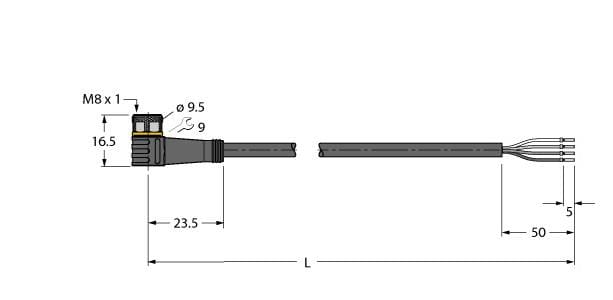 TURCK BANNER SRL - TUK6625069 PKW4M-10/TEL