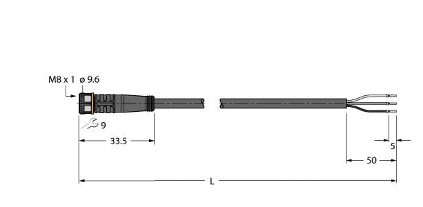 TURCK BANNER SRL - TUK6625550 PKG3M-2/TXL