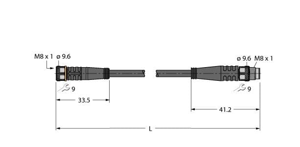 TURCK BANNER SRL - TUK6625671 PKG4M-0.6-PSG4M/TXL