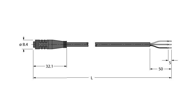 TURCK BANNER SRL - TUK6627343 PKG3S-5/TXL