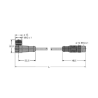 TURCK BANNER SRL - TUK6638425 WK4.5T-25-RS4.5T/S2500