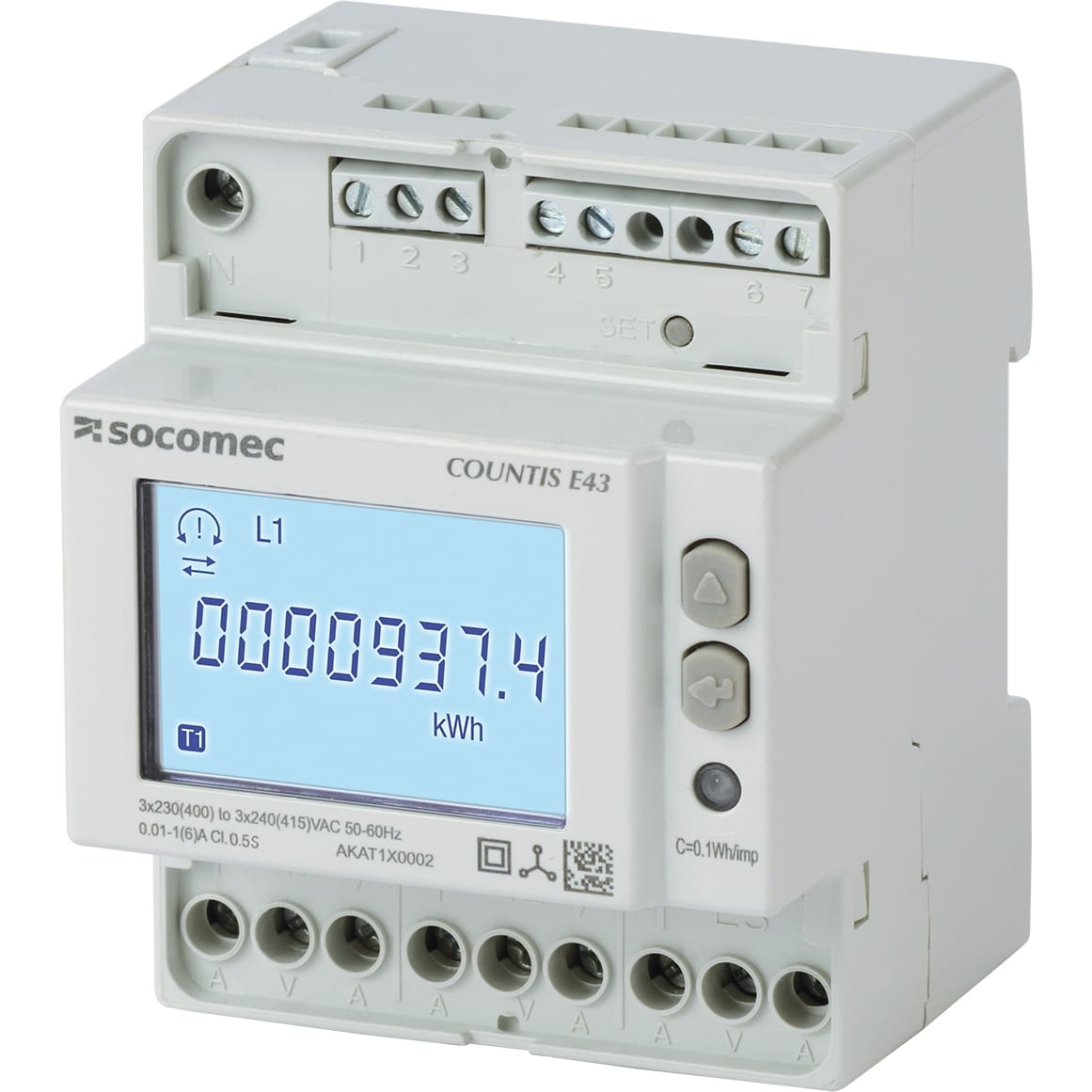 SOCOMEC - SOC48503065 COUNTIS E43 3F TA/1&5A MULTITARIFFA MODB