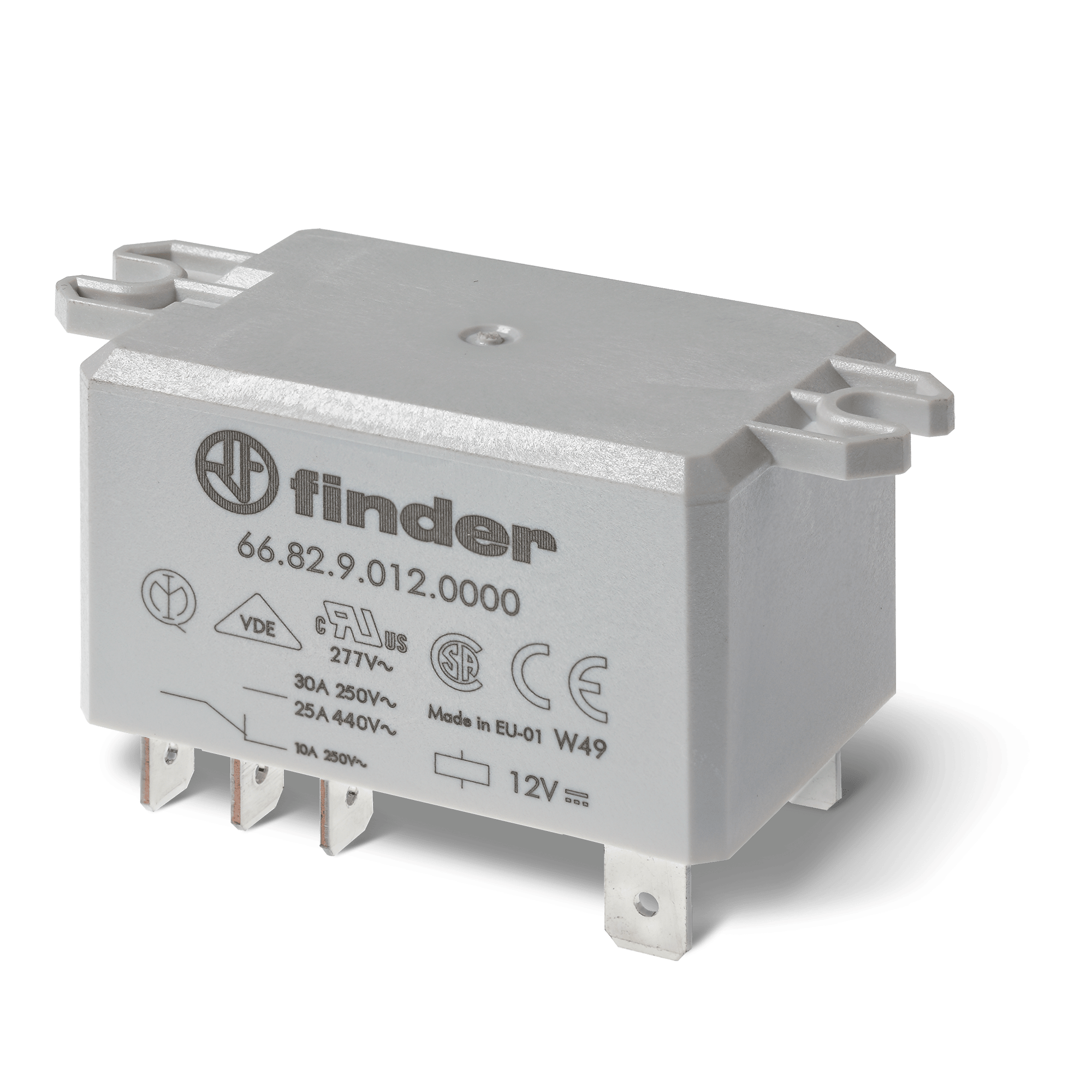 FINDER SPA - FIN668282301303 RELE DI POTENZA 2 CONTATTI 30A