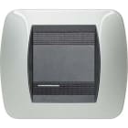BTICINO - BTIL4802AL LIVING INT - PLACCA 2 POSTI ALLUMINIO