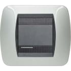 BTICINO - BTIL4802AL LIVING INT - PLACCA 2 POSTI ALLUMINIO