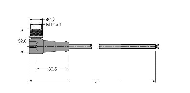 TURCK BANNER SRL - TUK6699208 WK4.5T-5/S2500
