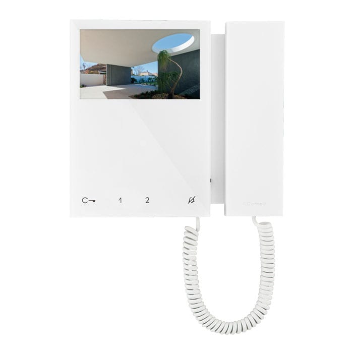 COMELIT GROUP SPA - COE6701W VIDEOCITOFONO MINI CON CORNETTA SIMPLEBU