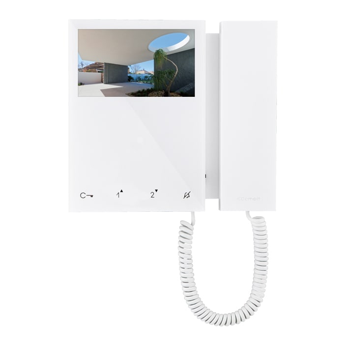 COMELIT GROUP SPA - COE6702W MONITOR MINI CON CORNETTA E BM BIANCO. V