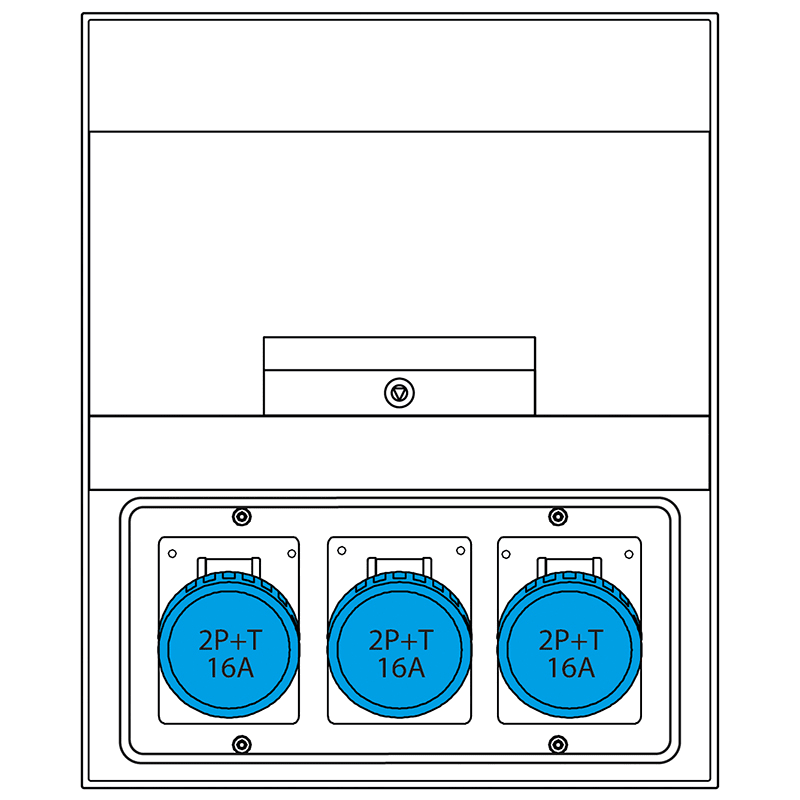SCAME PARRE SPA - SCA671.3535-97 QUADRO DISTRIBUZIONE DOMINO 400 IP66