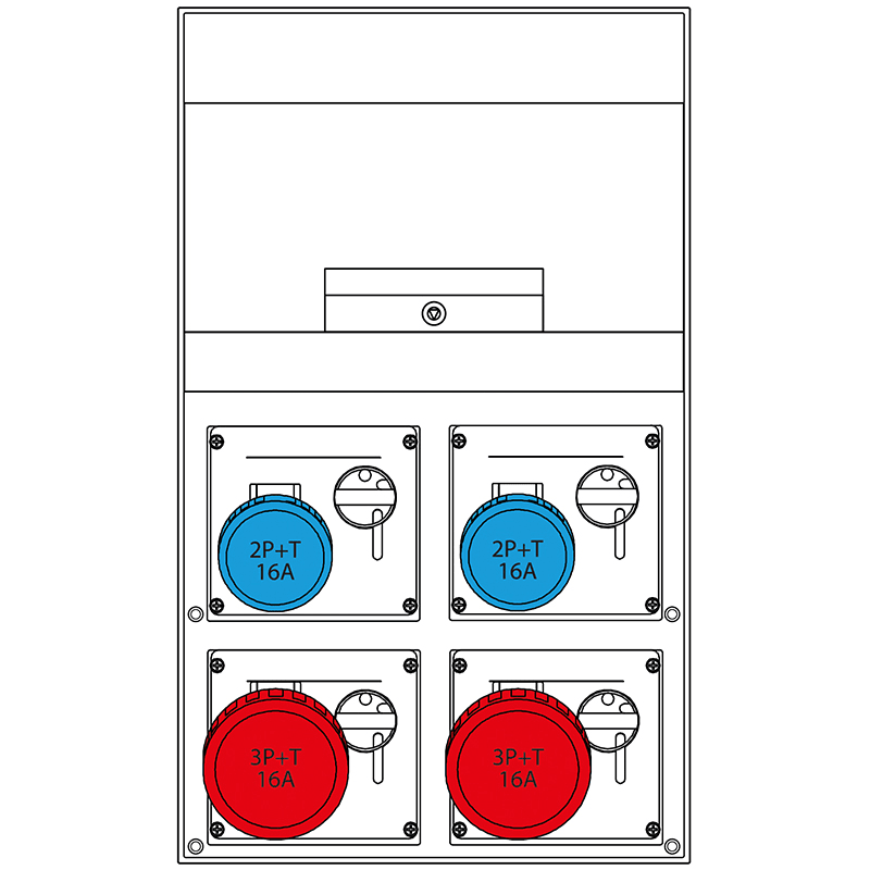 SCAME PARRE SPA - SCA670.6046-03 QUADRO DISTRIBUZIONE DOMINO 550 IP44