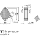 SICK - SIK1011545 PL50HK REFLECTOR M.KONST.H