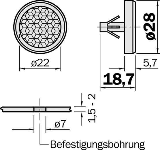 SICK - SIK1004488 PL22-3         REFLECTOR
