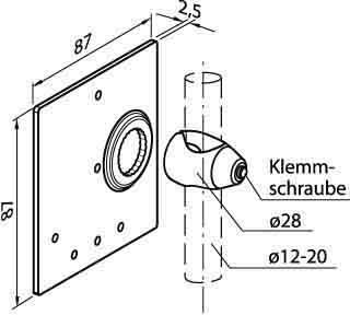 SICK - SIK2022459 BEF-KHS-B01 UNIVERSAL CLAMPING HOLDER