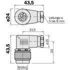 SICK - SIK6007988 DOS-1612-W FEM.AN. PG7 M16-12